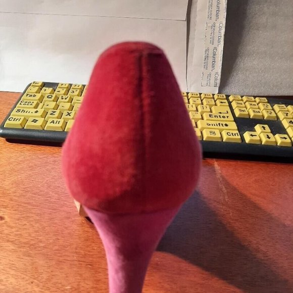 Steve Madden Girl 5 inch Platform Heel Red Pink Heel Size 7.5 Good Condition